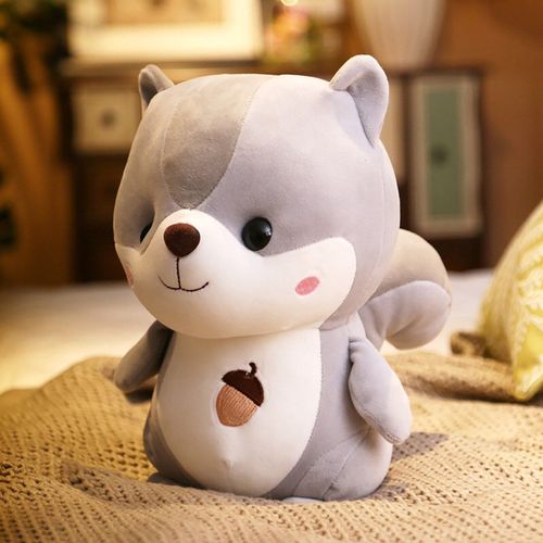 Peluche En Forme D'écureuil Pour Enfants, Jouet De Haute Qualité, Oreiller Mignon Pour Fête De Mariage En Famille, Cadeau D'anniversaire