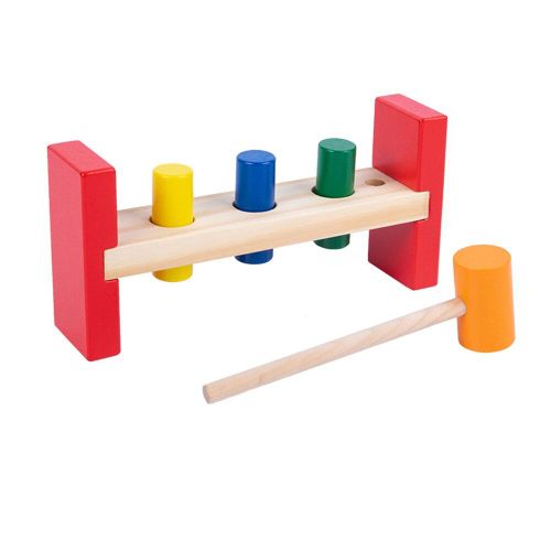 Jeu De Table À Percussion En Bois Coloré Pour Enfants, Jeu De Frappe Éducatif Précoce, Coordination ¿Il-Main
