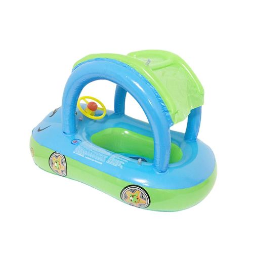 Siège De Natation Gonflable Pour Bébé, Bouée Avec Parasol, Jouet De Piscine Amusant Pour Enfants