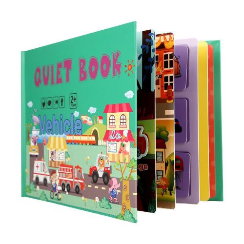 Autocollants De Livres Pour Enfants, Animaux Zoo Véhicules Nombres, Livres D'apprentissage Des Nombres, Véhicules Animaux Nombres Légumes Cadeaux Colorés