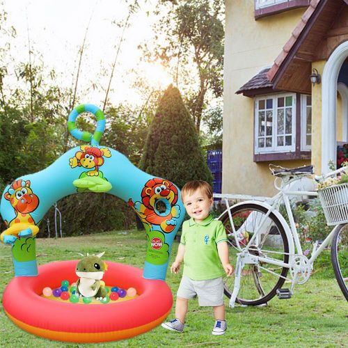 Piscine À Balles Gonflables Pour Enfants, Portable, Sport D'extérieur Amusant, Activité Interactive Pour Tout-Petits, Cadeau