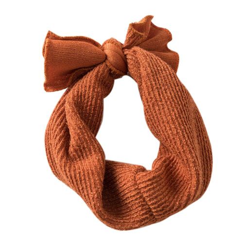 Diadème Pour Enfants, Serre-Tête Élastique Avec N¿Ud Sauvage, Pour Fille, Coiffure Pour Bébé, Automne Et Hiver