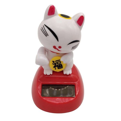 Simulation D'énergie Solaire Chat Porte-Bonheur Chinois, Joli Ornement D'intérieur, Décoration Pour La Maison, Jouet Pour Enfants, Cadeau