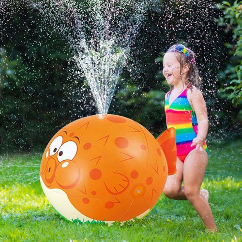 Boule De Pulvérisation D'Eau Pour Enfants, Pulvérisateur De Poisson, Pelouse, Jardin, Plage, Extérieur, Amusant, Sport, Cadeau D'Été