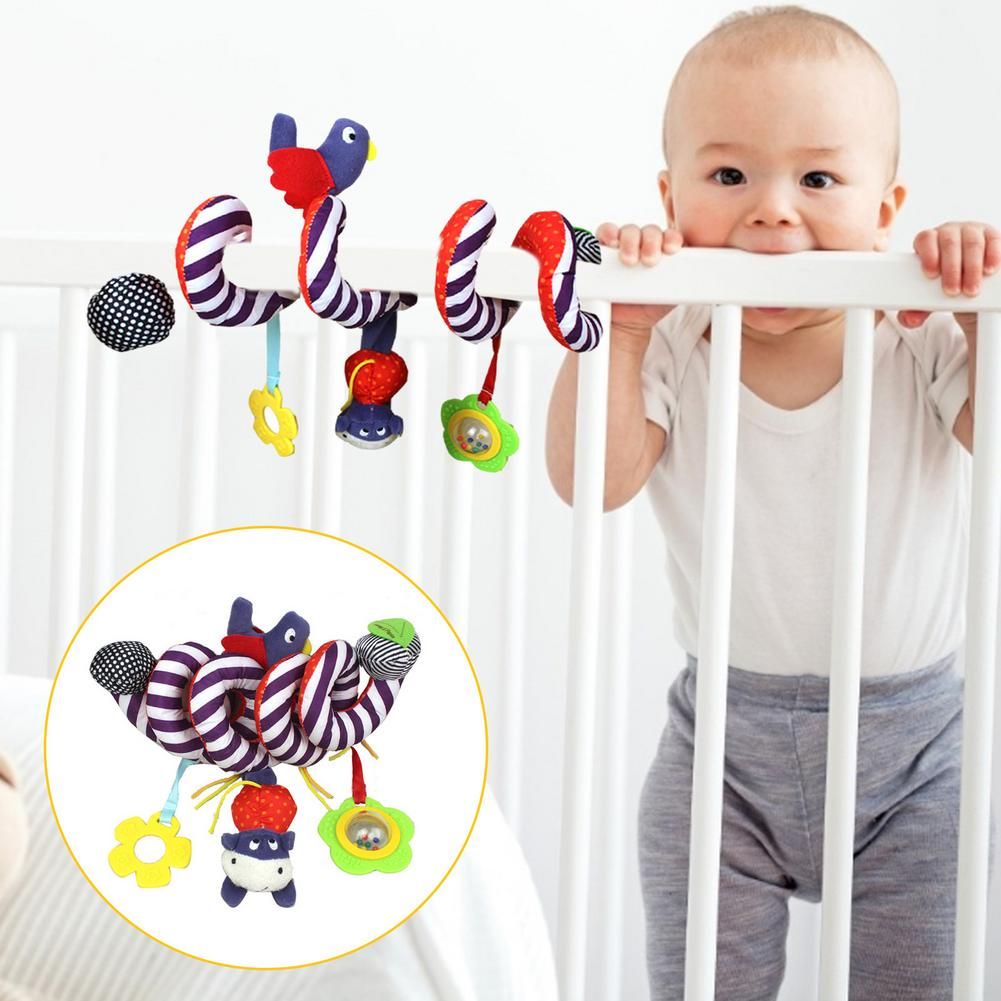 Jouet En Peluche En Spirale, Siège De Voiture, Berceau De Bébé, Hochet De Dentition, Jouet En Peluche, Suspension En Spirale, Poussette Mobile Pour Nouveau-Né