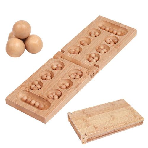 Jeux De Stratégie En Bois Pliables Et Portables Pour Adultes Et Enfants, Puzzle, Jeu Africain Ancien, Cadeau De Noël