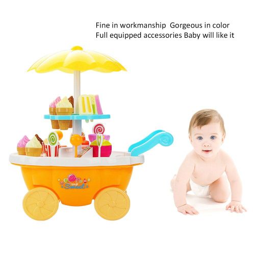 Maison De Jeux Pour Enfants, Jouets Et Éclairage De Musique, Chariot De Bonbons Et Glaces, Mini-Mart, Mini Supermarché, Bateau De Bonbons, Chariot Pour Barbecue