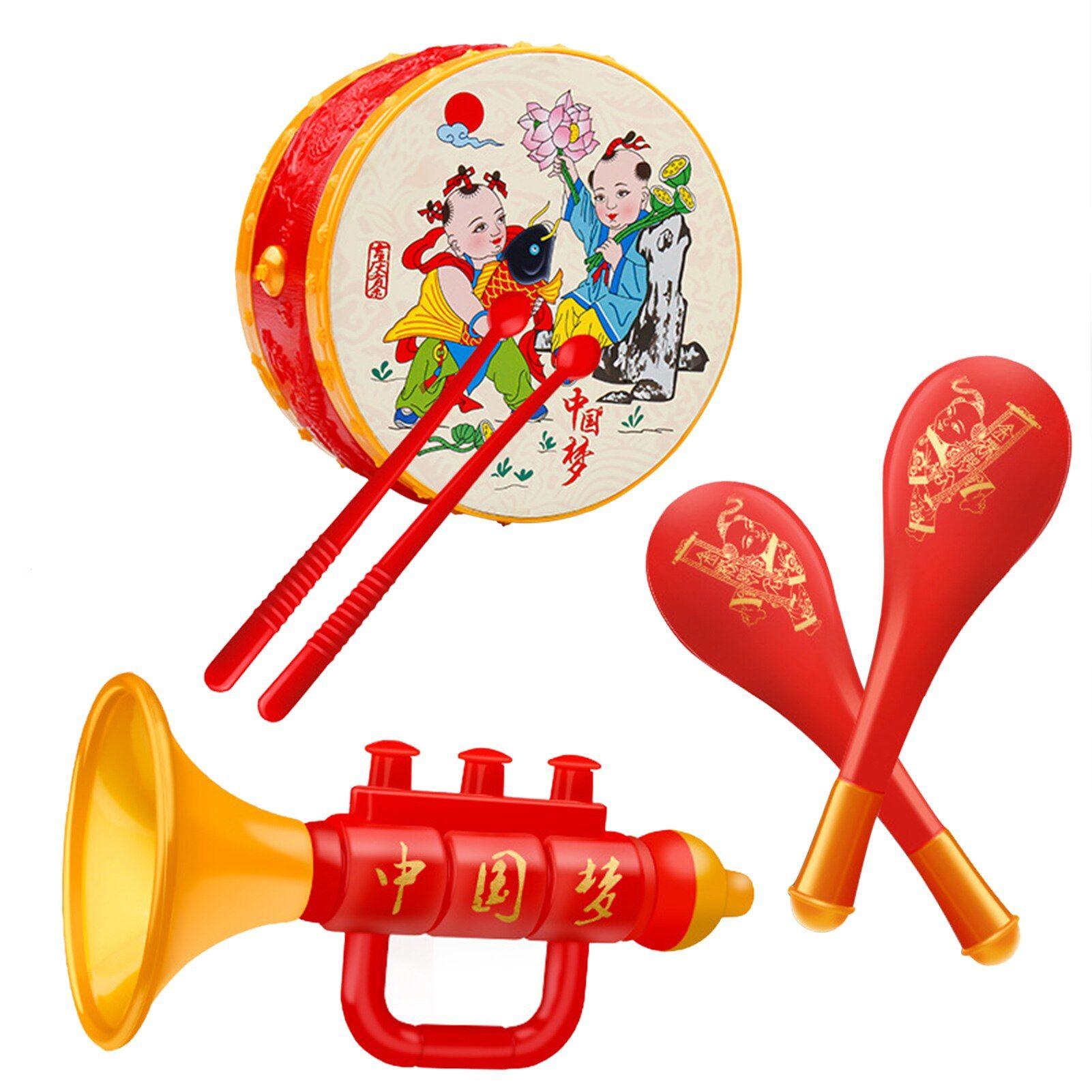 Jouet De Tambour Ensemble De Batterie Pour Enfants Jouet D'instrument De  Musique éducatif Pour Les Enfants De Plus De 3 Ans 