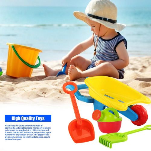 Ensemble De Jouets De Plage Pour Bébé, Ensemble De Bac À Sable Pour Enfants, Jouets D'été Pour La Plage, Jeu D'eau, Chariot De Sport De Plein Air