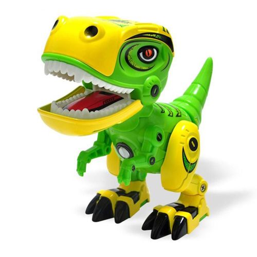 Robot Dinosaure En Alliage Électronique, Jouets Animaux Interactifs Pour Enfants, Jouets Éducatifs Pour Garçons, Cadeau Lumineux Et Sonore