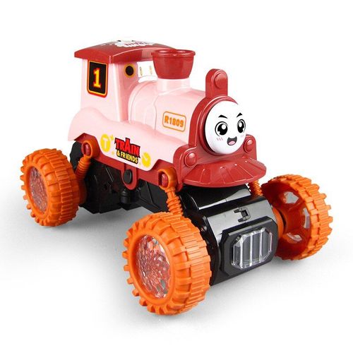 Train De Pulvérisation Rotatif Électrique Avec Lumières, Musique, Jouets De Marche Automatique, Apprentissage Précoce, Cadeau D'anniversaire Pour Bébé Et Enfant