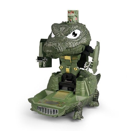 Crocodile Électrique À Transformation Universelle, Voiture Avec Musique Légère, Robot Jouet, Cadeau Pour Enfants
