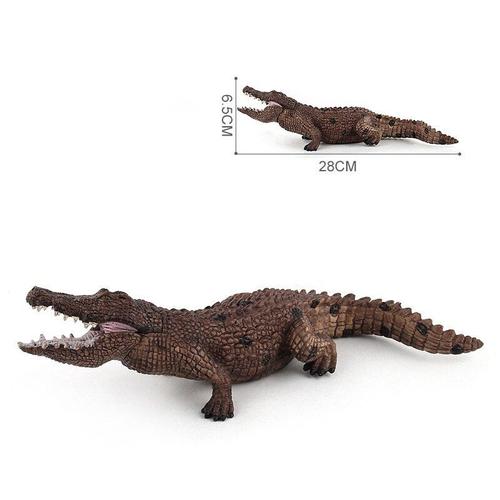 Figurines De Crocodile En Pvc, Simulation D'animaux, Décorations À Collectionner, Jouets Poupée, Cadeau Pour Enfants