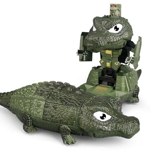 Crocodile Marche Universel À Déformation Électrique, Jouet Transformation Animal Pour Garçon Et Fille, Cadeau De Noël Et D'Anniversaire