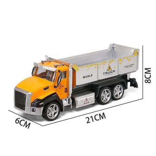 Simulation De Camion À Ordures, Modèle De Nettoyage De Voiture, Poubelle En Alliage, Jouet À Tirer, Cadeau Pour Enfants