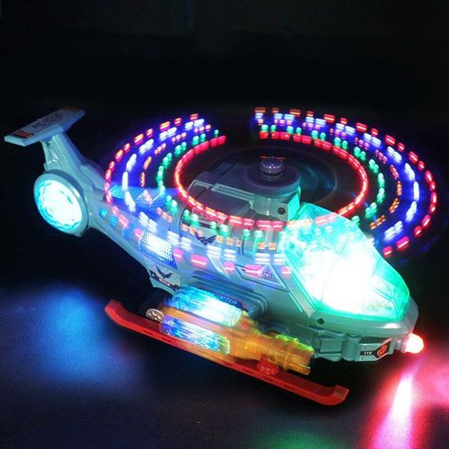 Jouet De Chasse Hélicoptère Électrique Universel, Éclairage Led Clignotant, Musique, Son De Chant, Avion, Cadeau Pour Enfants, Éducation Précoce