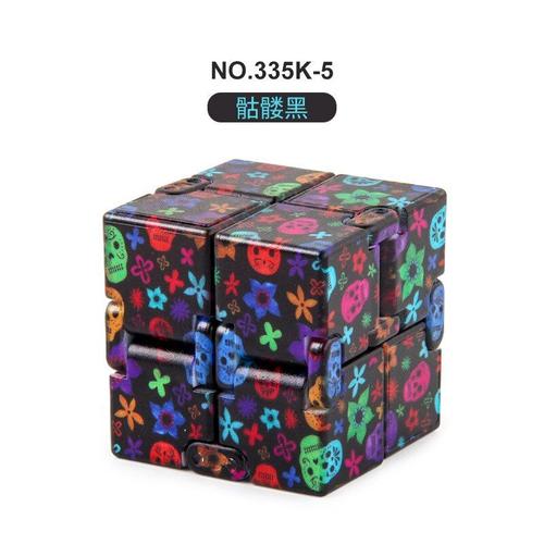 Cube De Décompression Illimité Créatif, Couleur Unie, Puzzle, Lisse, Amusant, Infinity, Jeu À Main, Fidget