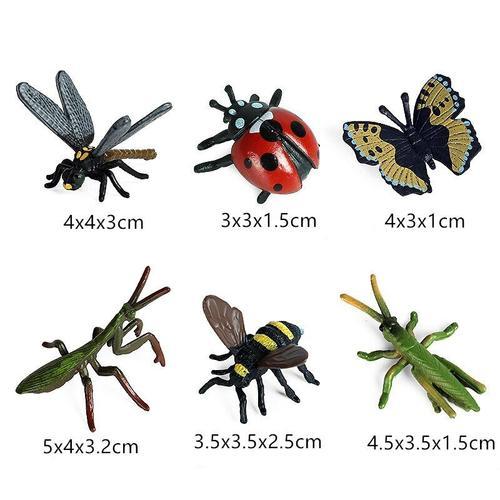 Insectes Réalistes En Plastique, Modèle Animal Papillon Araignée Scorpion, Figurine D'action, Jouet Éducatif Pour Enfants