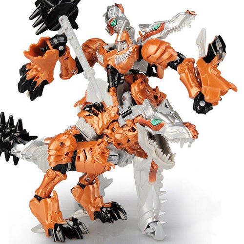 Figurines De Voiture Dinosaure Robot Transformation Plastique 19cm Jouets