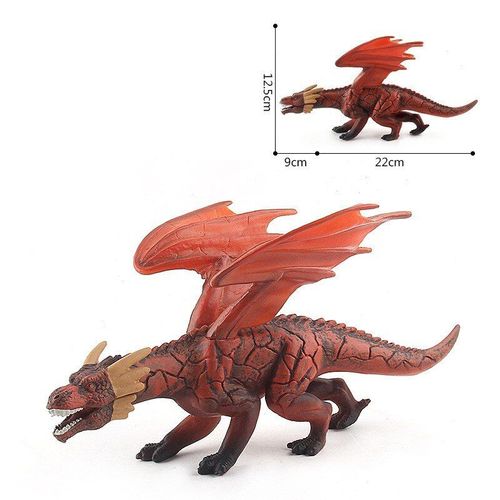 Simulation D'Animaux Magiques Volants, Dragon De Feu, Figurines D'Action, Collection De Dimensions, Modèle Poupée, Jouets Pour Enfants, Cadeau