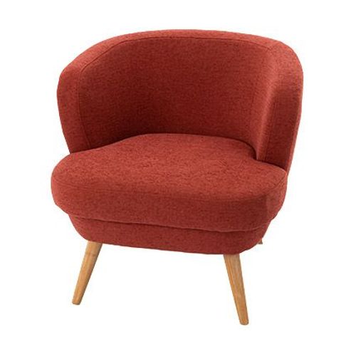 Fauteuil Cosy 67x68x66,5 Cm En Tissu Brique
