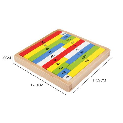 Puzzle En Bois Pour L'Apprentissage Des Mathématiques, Méthode Montessori, Outil Pédagogique, Bloc De Cognition, Apprentissage Des Nombres, Des Lettres, Des Couleurs, Jouet Éducatif Précoce