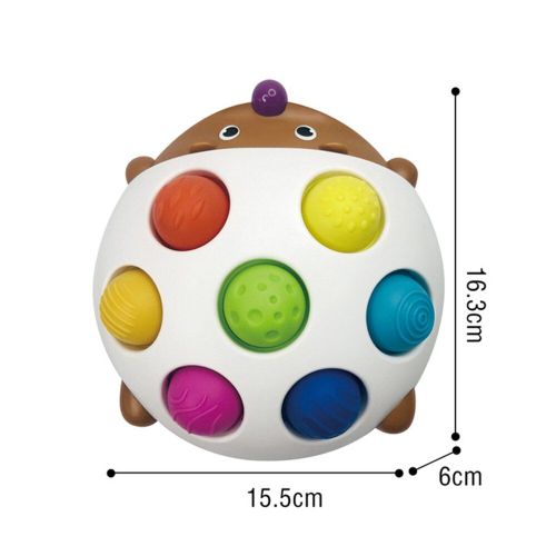 Coccinelle De Dessin Animé En Silicone, Jouet Sensoriel Anti-Stress Pour Enfants Adultes, Jeu Simple, Cadeaux Pour Enfants