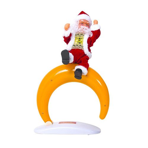 Jouets De Danse Électrique Créatifs Pour Enfants, Poupées De Père Noël À Bascule Avec Musique, Ornements De Noël, Décoration, Cadeau De Noël