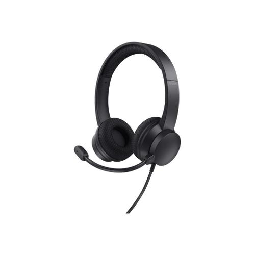 Trust Ayda - Micro-casque - sur-oreille - filaire - USB - noir