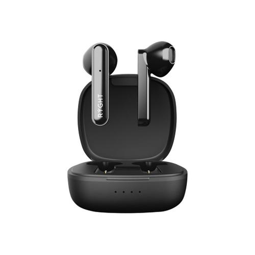 Ryght ALFA - Écouteurs sans fil avec micro - intra-auriculaire - Bluetooth - noir