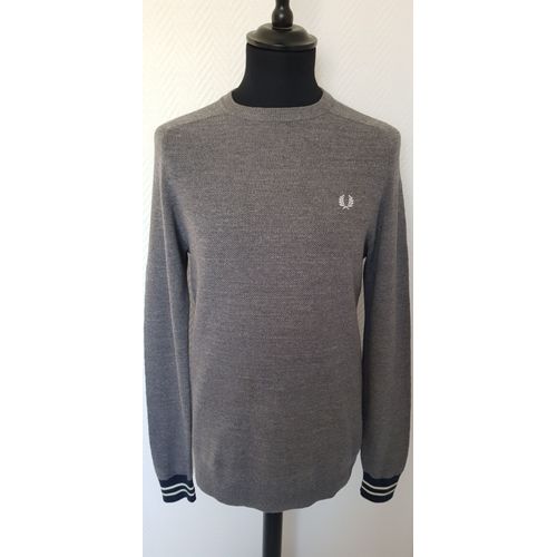 Pull Gris Chiné Fred Perry