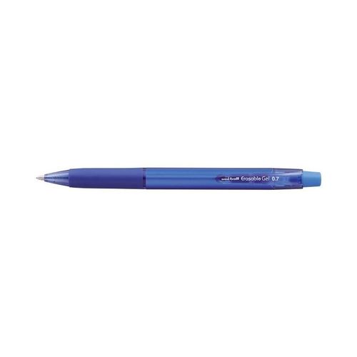Uni-Ball Roller Erasable Gel Rt Effaçable Pointe Moyenne Rétractable Bleu