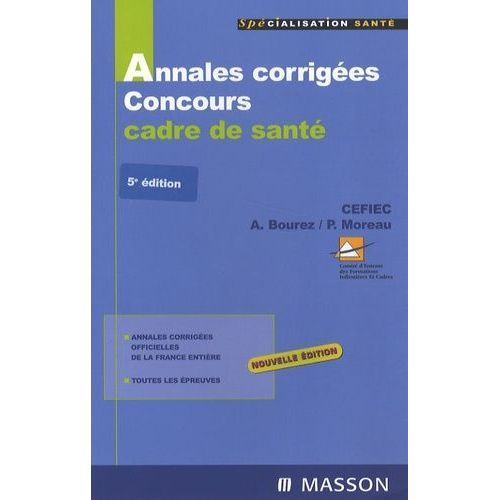 Concours Cadre De Santé - Annales Corrigées
