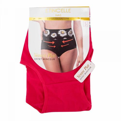 Culotte Ventre Plat Bande Fleur Corsine Coton Stretch Femme Etincelle