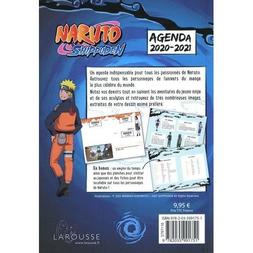 Naruto Shippuden - Calendrier almanach (Larousse)