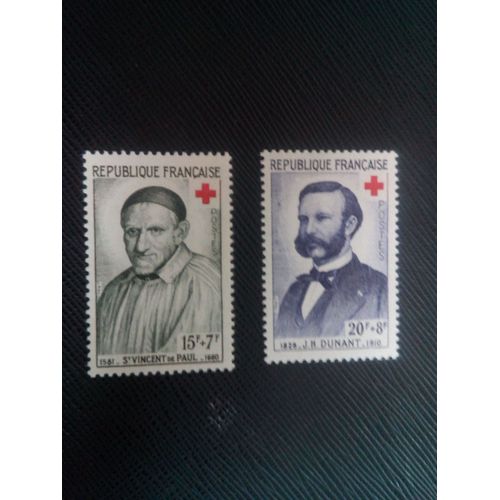 Timbre France Yt 1187 - 1188 Séries: Croix Rouge 1958 ( 311205 )