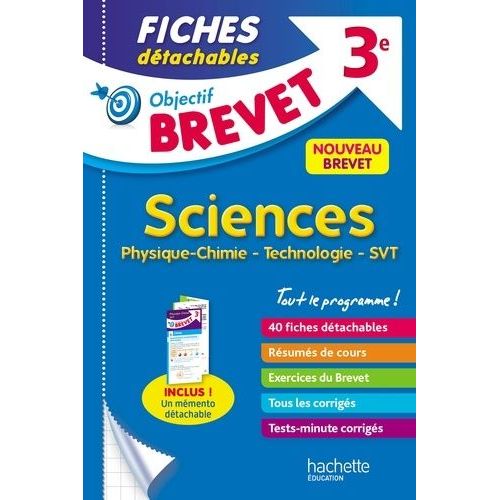 Physique-Chimie Technologie Svt 3e - Fiches