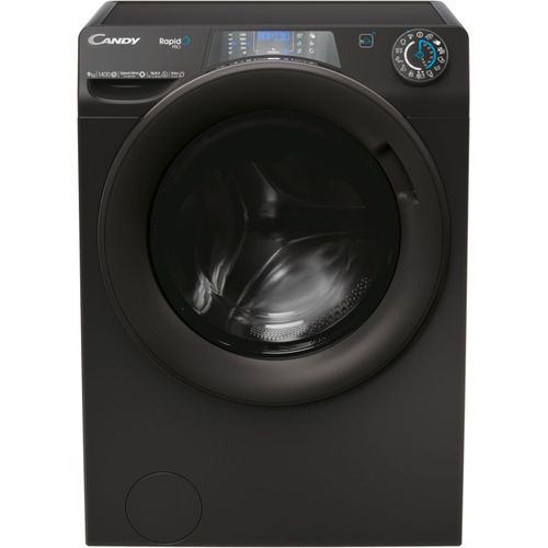 Lave-linge hublot 9 kg Candy RapidÓ PRO RP 496BWMBCB/1-S Noir