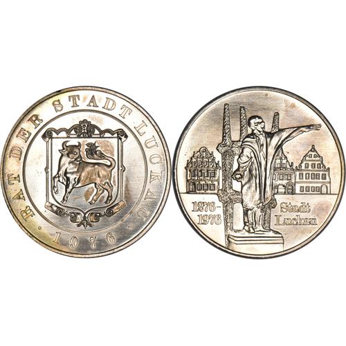 Allemagne - Médaille - 1276-1976 - Rat Des Stadt Luckau - B128