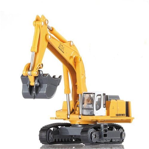 Mélangeur De Camion Grue, Pelle En Alliage, Bulldozer, Chariot Élévateur À Calendrier 1:87 Kdw, Modèle De Camion En Alliage Moulé, Pivote À 360 Degrés, Modèle De Jouets