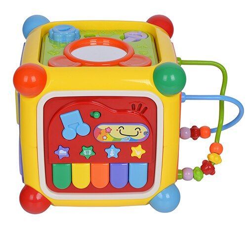 Cube D'activité Musicale Pour Bébé, 6 Fonctions Et Compétences, Jouets Éducatifs, Avec Piano, Cadeaux Pour Enfants, Nouvelle Collection