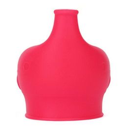 Couvercle De Tasse À Boire En Silicone Réutilisable En Forme D'Éléphant, Couvercle Flexible Anti-Débordement Pour Bébés Et Tout-Petits