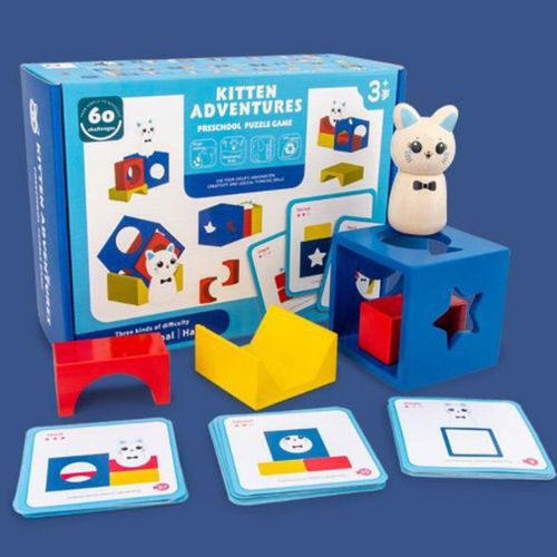 Puzzle De Construction Pour Enfants, Cube À Changement De Visage, Château De Variété, Jouets, Exercice De Réflexion Du Cerveau