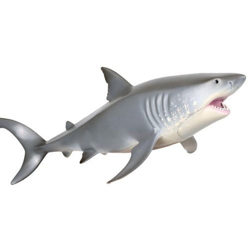 Grand Requin Blanc Sous-Marin, Jouet De Simulation D'océan, Ornement D'animal Marin, Jouet En Plastique De Style Réaliste Pour Enfants