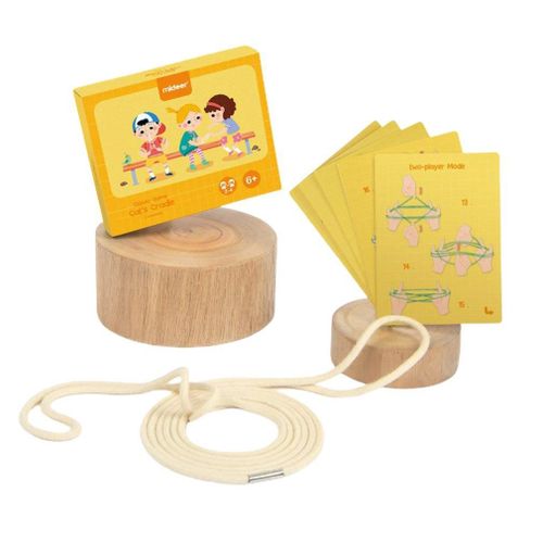 Jeu De Cartes À Cordes Montessori, Berceau De Chat, Jouets Éducatifs D'Apprentissage Pour Enfants, Jeu À Main En Corde De Cerf
