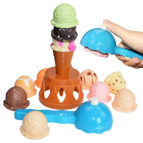 Jeu De Glaces Maison, 16 Pièces, Jouets Jenga, Simulation Nourriture Mignonne, Jouets Éducatifs Interactifs Parent-Enfant