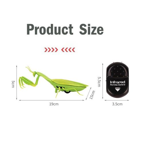 Mantis Télécommandé, Jouet Créatif, Simulation D'Animal, Semberman, Garçon, Peur De La Spoof, Cadeau Délicat, Insecte Rampant