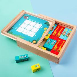 Jeu de société Sudoku en bois pour enfants et adultes, Puzzle