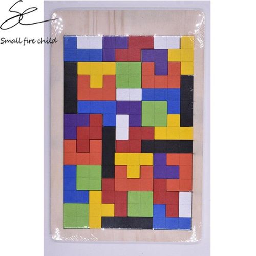 Jouets En Bois Pour Enfants, Puzzle, Tetris, Jeu Éducatif, Cadeaux Pour Les Petits