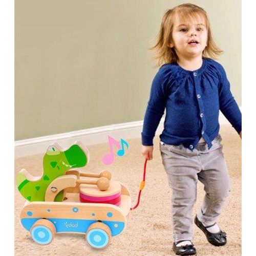 Jouet À Ramasser En Bois À Corde, Chariot À Main, Voiture, Pour Bébé De 1-2 À 3 Ans, Crocodile Musical, Jouet, Voiture, Cadeau Pour Enfants, Nouvelle Collection